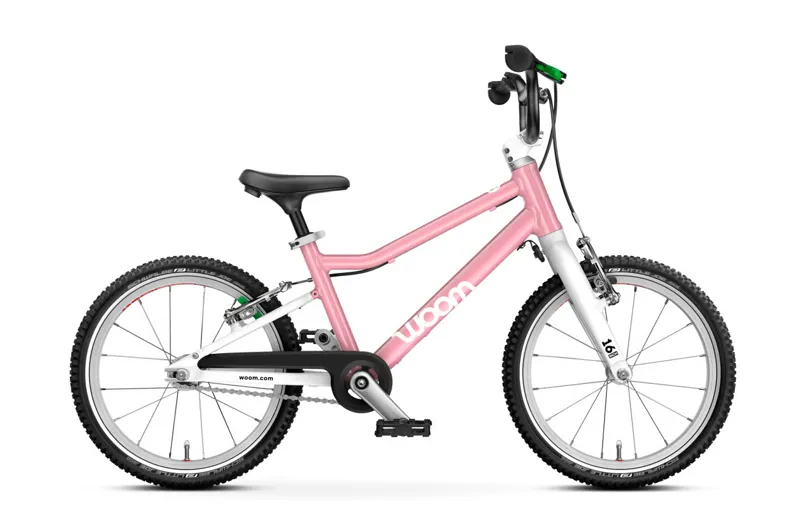 Woom GO 3 Kids bike in Powder Pink