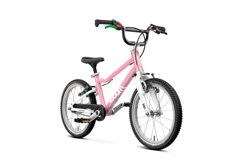 Woom GO 3 Automagic Kids Bike in Powder Pink-1