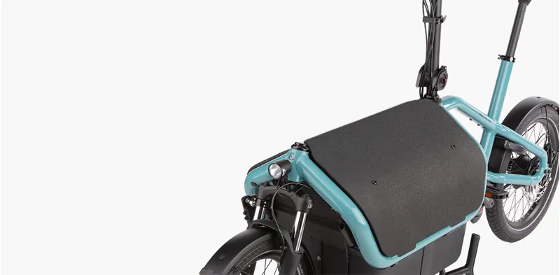 Riese and Muller Carrie City 725Wh 2025 Cargo Bike in Aqua-1