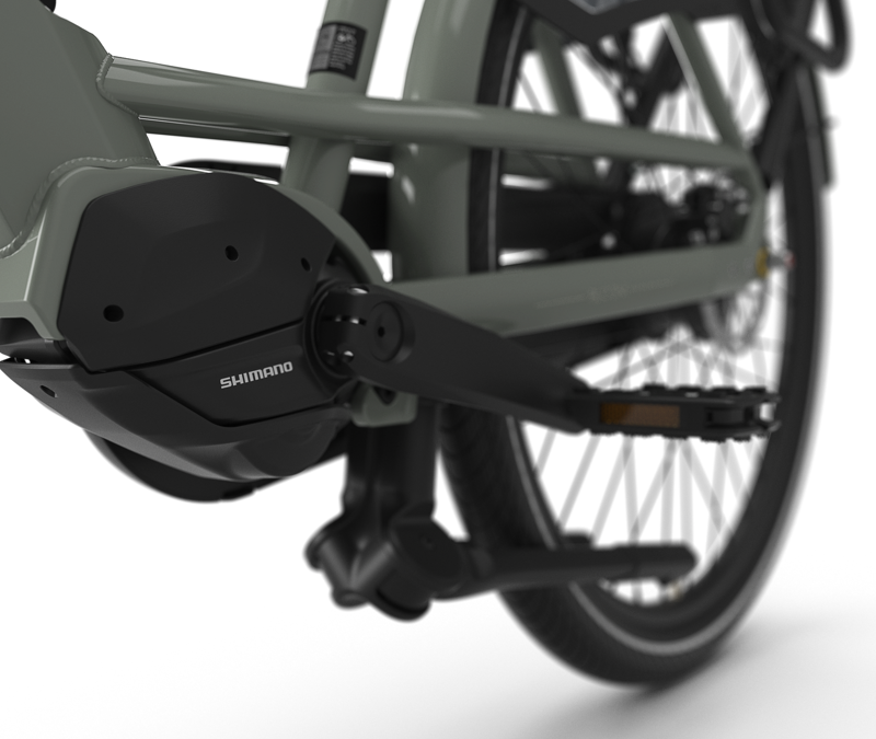 Gazelle Bloom C310 HMS 418Wh 2025 Step Through Electric Hybrid Bike in Clay Green-4