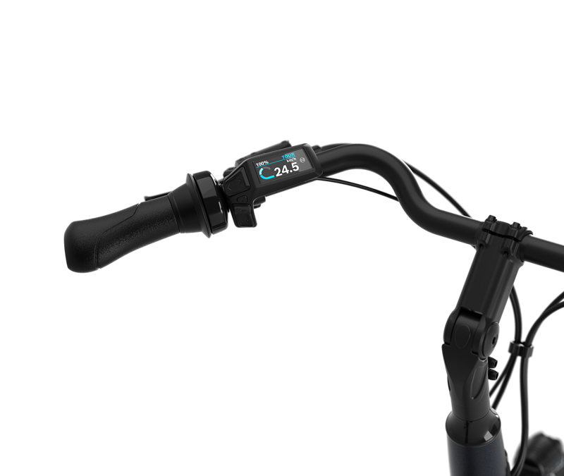 Gazelle Paris C7 HMB 400Wh 2025 Step Through Electric Hybrid Bike in Graphite Blue-1