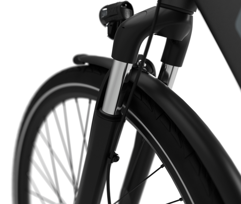 Gazelle Paris C7+ HMB 400Wh 2025 Low Step Through Electric Hybrid Bike in Anthracite-3