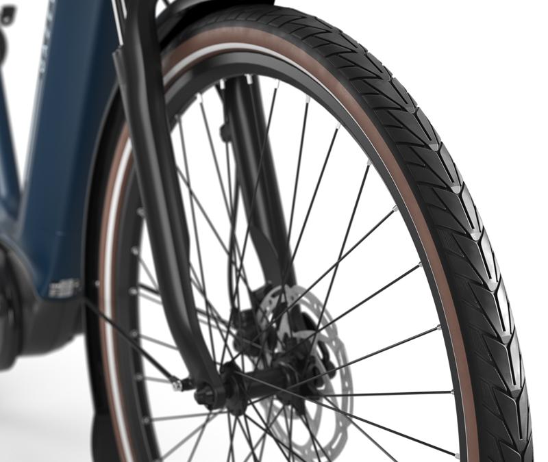 Gazelle Grenoble C8 HMB 2026 540Wh Low-Step Electric Bike in Blue Matte-4