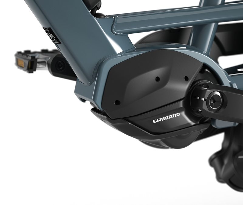 Gazelle Bloom C7 HMS 2025 418Wh Low-Step Electric Hybrid Bike in Mallard Blue-5