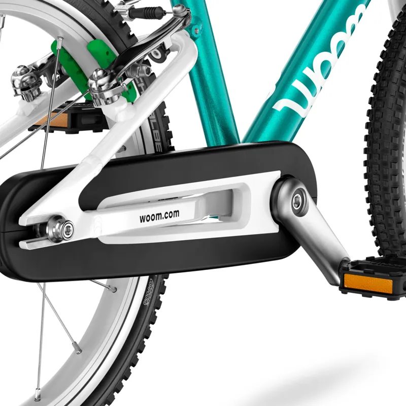 Woom GO 2 Kids Bike in Metallic Turquoise-5