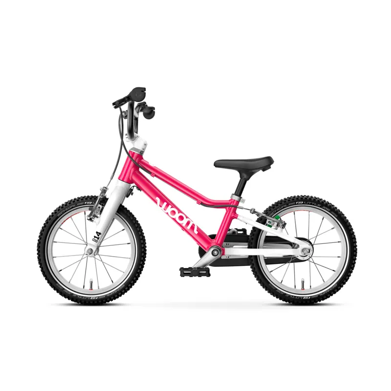 Woom GO 2 Kids Bike in Hot Pink-2