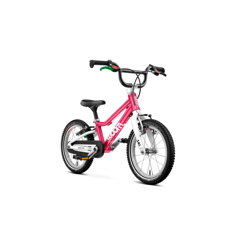 Woom GO 2 Kids Bike in Hot Pink-1