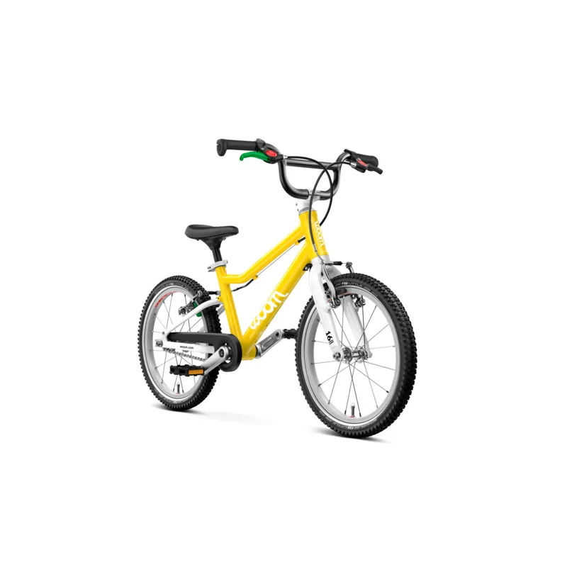 Woom GO 3 Kids bike in Vibrant Yellow-1