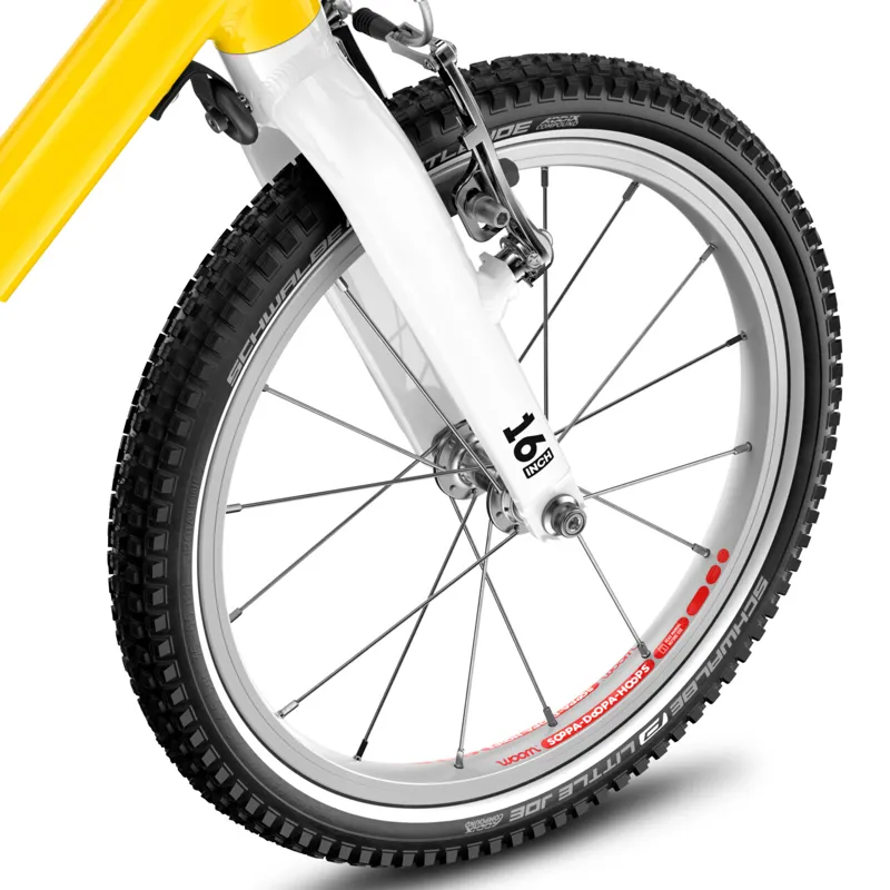 Woom GO 3 Kids bike in Vibrant Yellow-3