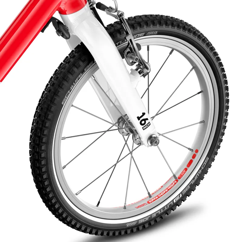 Woom GO 3 Kids bike in Red-3