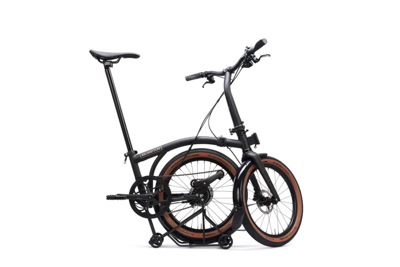 Brompton G Line 8 Speed 2026 Folding Bike W/ Rack in Space Black-1