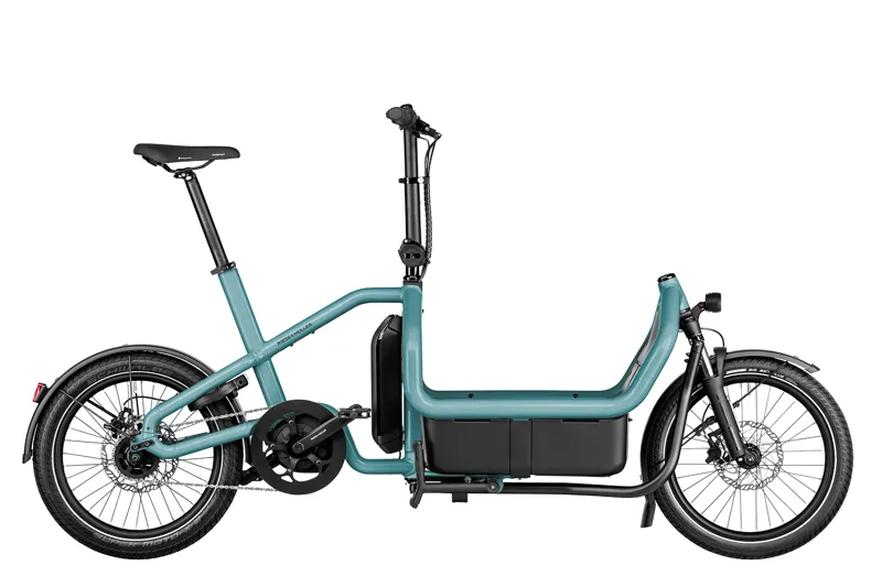 Riese and Muller Carrie City 725Wh 2025 Cargo Bike in Aqua