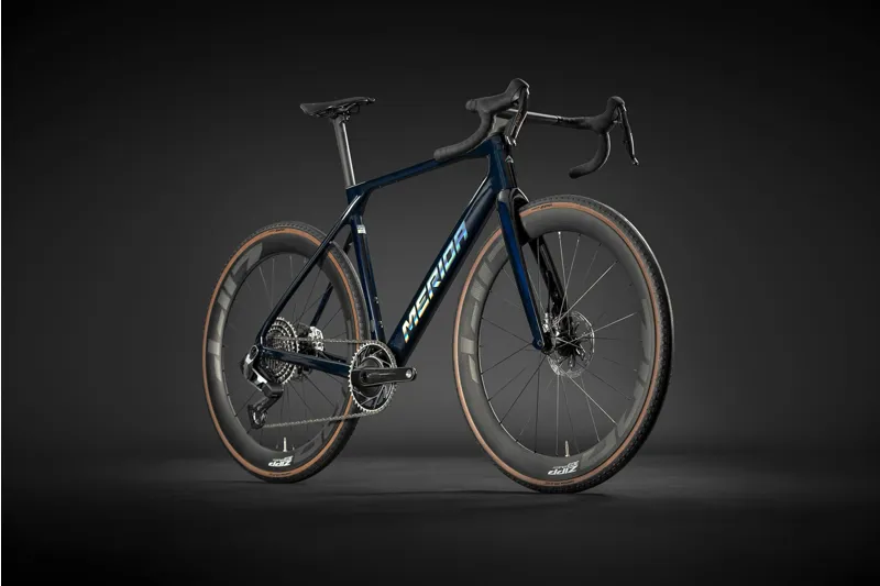 Merida Mission 10K 2026 Gravel Bike in Blue Clear Coat-1