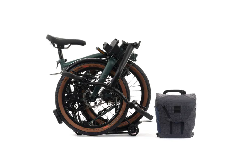 Brompton Electric G Line 4 Speed 2026 Folding Bike in Forest Green-2