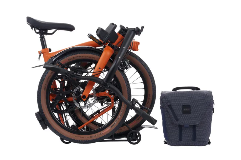 Brompton Electric G Line 4 Speed 2026 Folding Bike in Adventure Orange-2