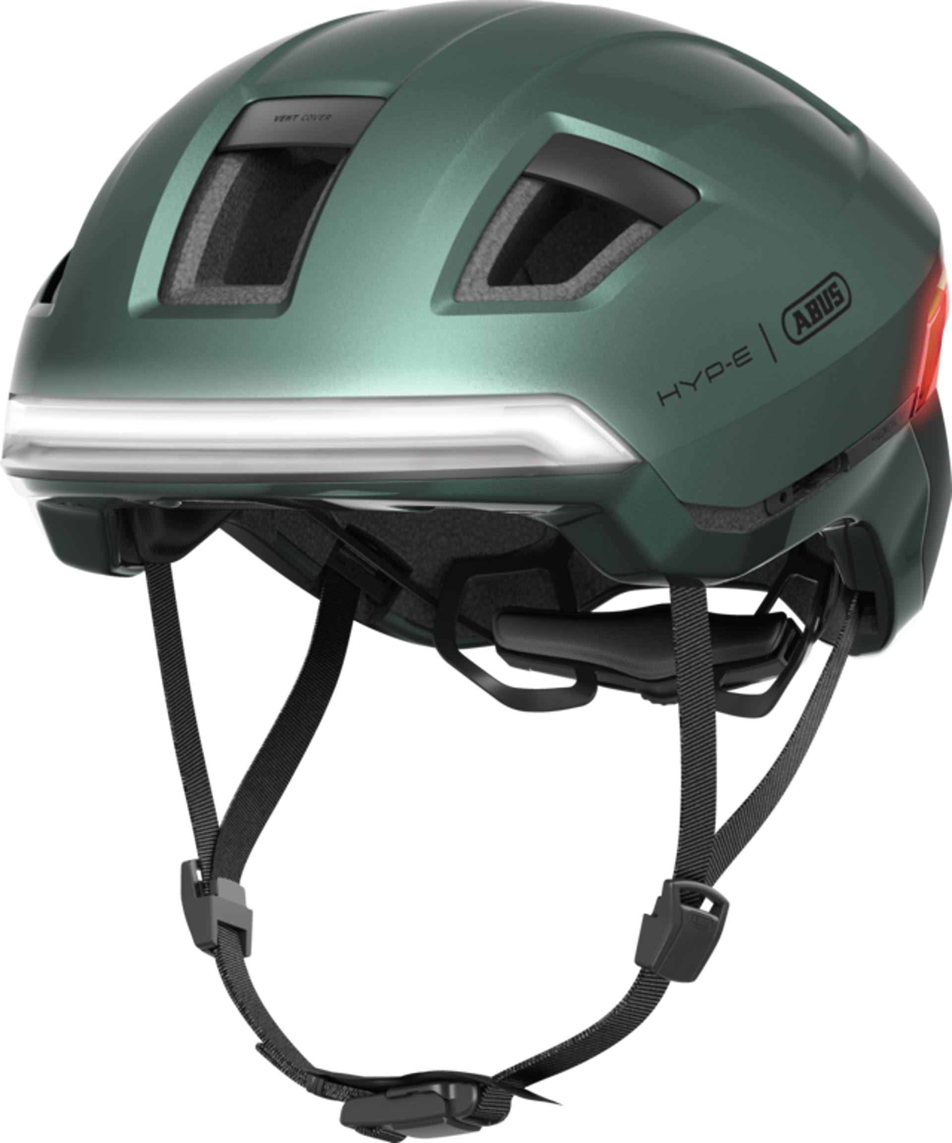 Abus Hyp-E Helmet in Jungle Green - Bike Coop Abus Hyp-E Helmet in Jungle Green - Bike Coop