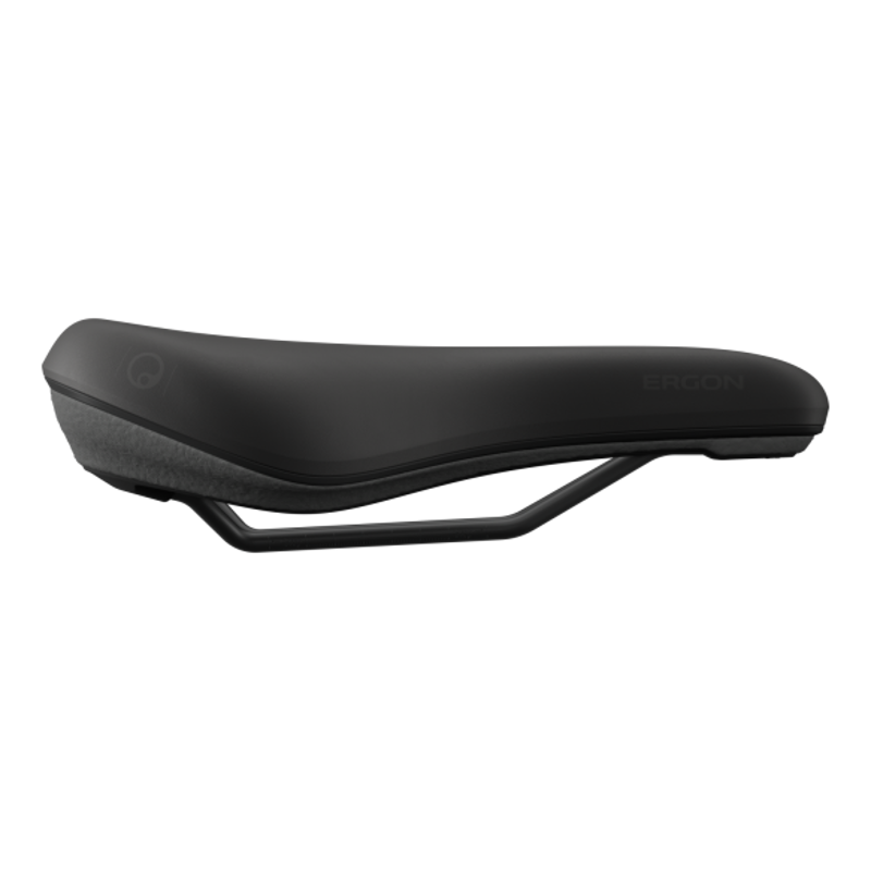 Ergon ST Core Prime Men's Medium/Large Saddle in Black/Grey-2
