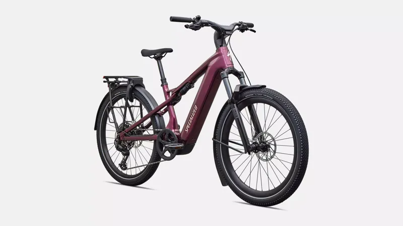 Specialized Vado X 3 5.0 Electric Hybrid Bike in Gloss Bordeaux Metallic-1