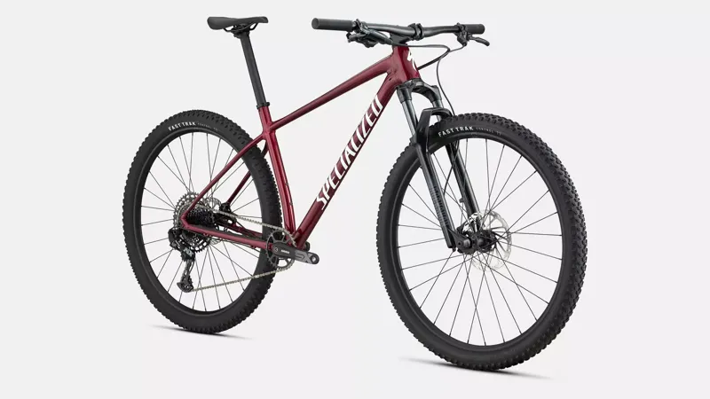 Specialized Chisel Hardtail XC Mountain Bike in Maroon/White-1