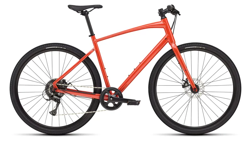 Specialized Sirrus X 1.0 Hybrid Bike In Deep Orange/Redwood