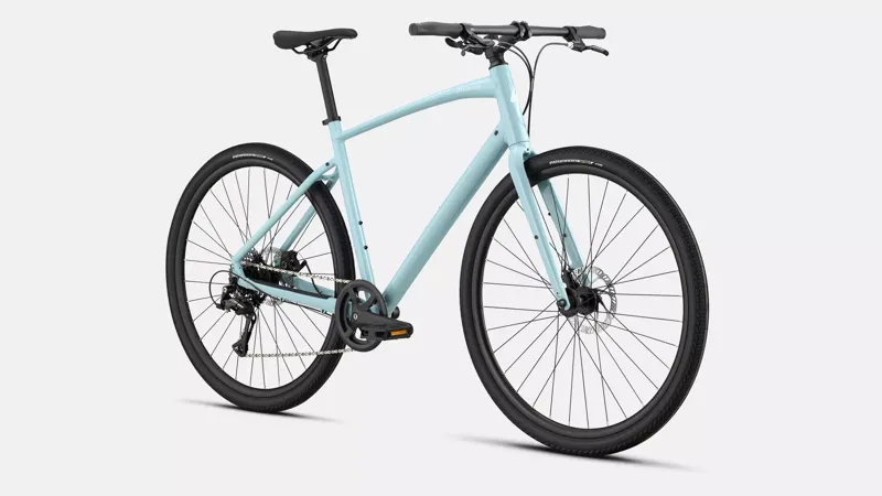 Specialized Sirrus X 1.0 Hybrid Bike In Sea Foam/Dune White-1