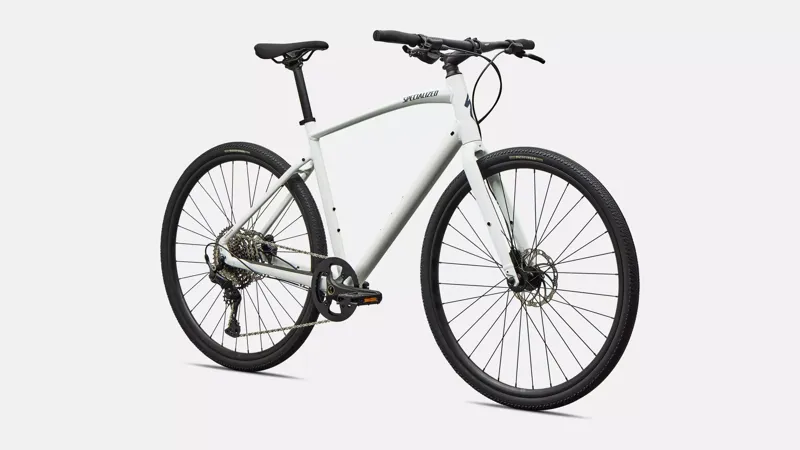 Specialized Sirrus X 3.0 Hybrid Bike in Gloss Metallic White Silver-1