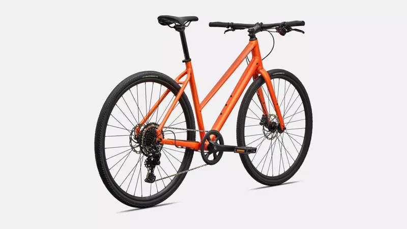 Specialized Sirrus X 2.0 Step-Through Hybrid Bike in Gloss Tangerine-2