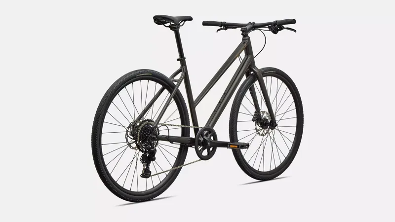 Specialized Sirrus X 2.0 Step-Through Hybrid Bike in Gloss Metallic Obsidian-2