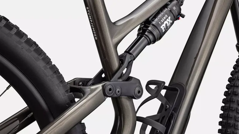 Specialized Stumpjumper 15 Expert Mountain Bike in Gloss Gunmetal/White Mountains-2