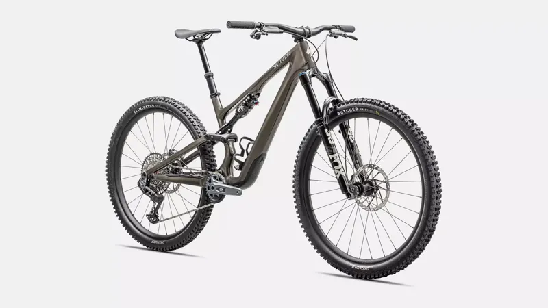 Specialized Stumpjumper 15 Expert Mountain Bike in Gloss Gunmetal/White Mountains-1