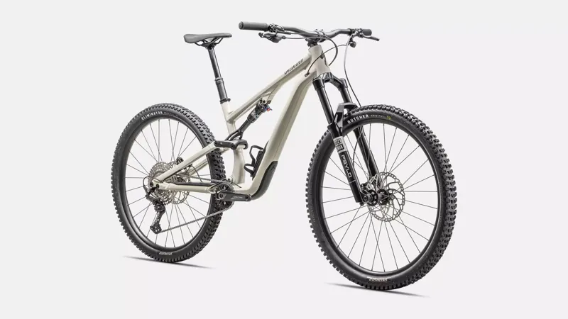 Specialized Stumpjumper 15 Alloy Mountain Bike In Gloss White Mountains/Dark Moss Green-1