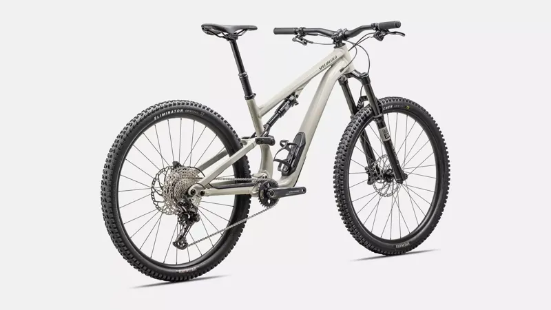 Specialized Stumpjumper 15 Alloy Mountain Bike In Gloss White Mountains/Dark Moss Green-2
