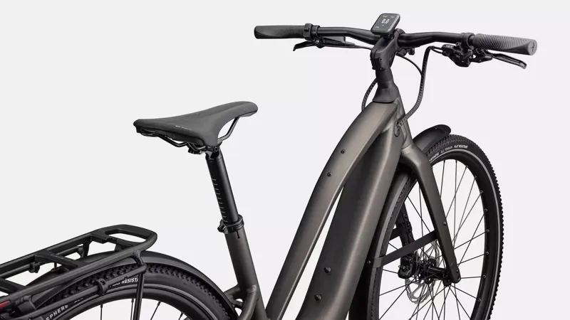 Specialized Turbo Vado SL 2 4.0 Step-Through Electric Hybrid Bike in Gunmetal-1