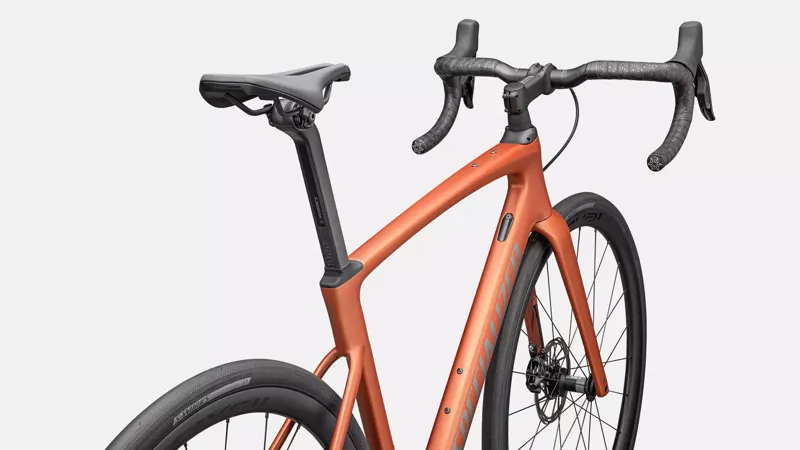 Specialized Roubaix SL8 Expert Carbon Road Bike in Copper/Smoke-1