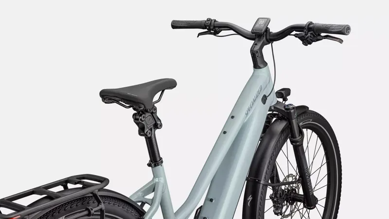 Specialized Turbo Vado 5.0 Step-Through Electric Hybrid Bike in Seafoam-1