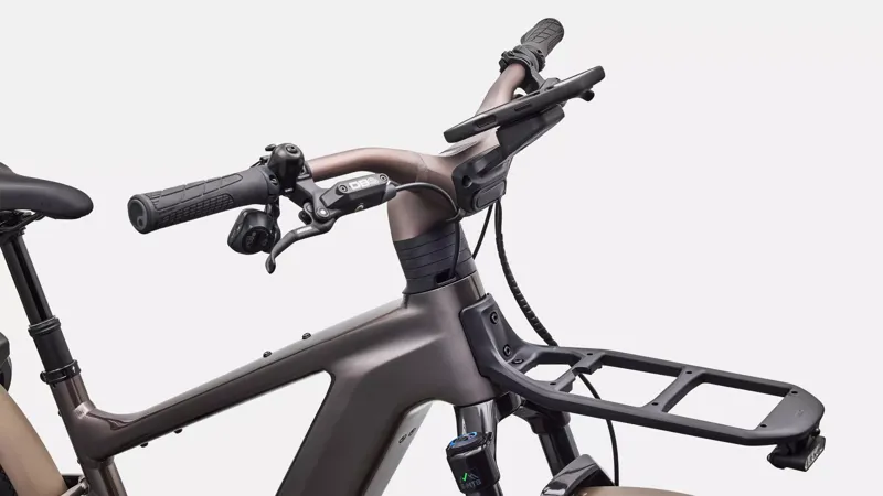 Specialized Turbo Vado 3 6.0 Electric Hybrid Bike in Gloss Warm Smoke Metallic-4