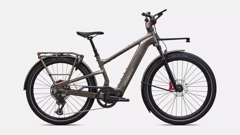 Specialized Turbo Vado 3 6.0 Electric Hybrid Bike in Gloss Warm Smoke Metallic