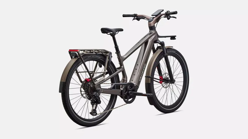 Specialized Turbo Vado 3 6.0 Electric Hybrid Bike in Gloss Warm Smoke Metallic-2