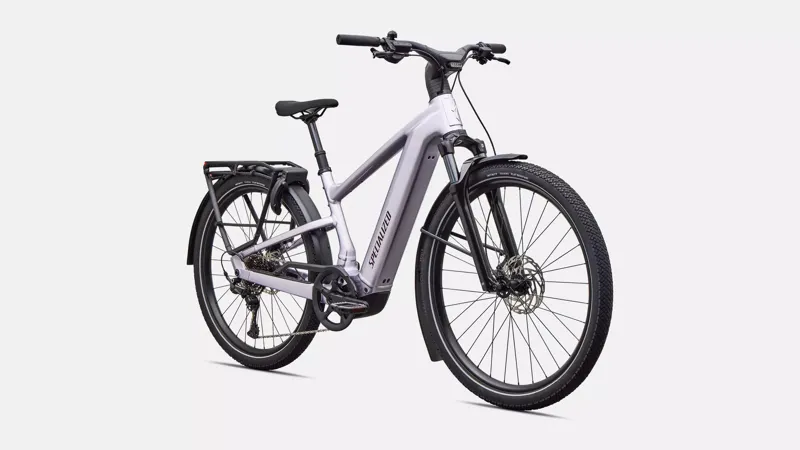 Specialized Turbo Vado 3 5.0 Electric Hybrid Bike in Gloss Amethyst Frost Metallic-1
