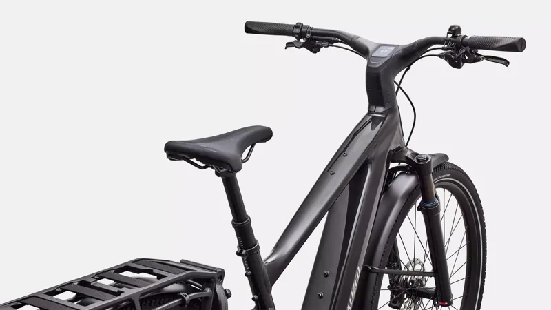 Specialized Turbo Vado 3 5.0 Electric Hybrid Bike in Gloss Metallic Obsidian-3