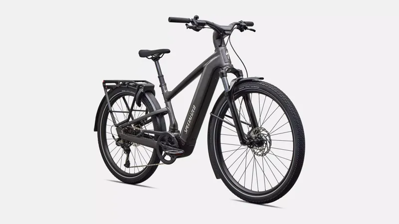 Specialized Turbo Vado 3 5.0 Electric Hybrid Bike in Gloss Metallic Obsidian-1