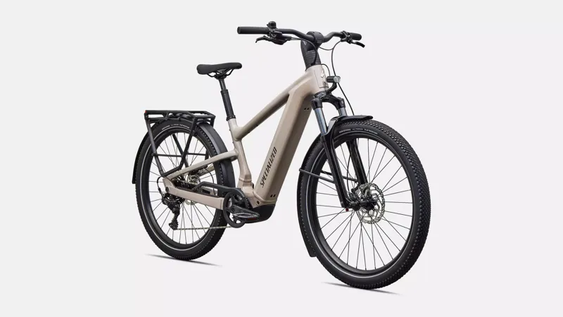 Specialized Turbo Vado 3 4.0 Electric Hybrid Bike in Gloss Sandstone Metallic-1
