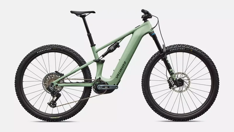 Specialized Levo R 4 Expert Electric Mountain Bike in Satin Pistachio