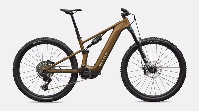 Specialized Levo R Comp Electric Mountain Bike in Satin Burnt Gold Metallic