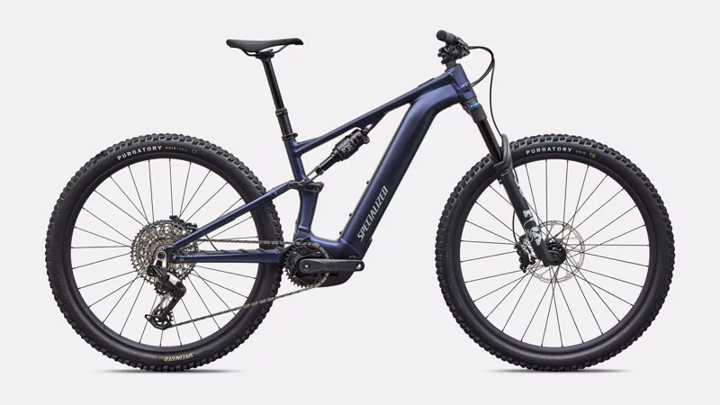 Specialized Levo R Comp Alloy Electric Mountain Bike in Satin Metallic Deep Marine