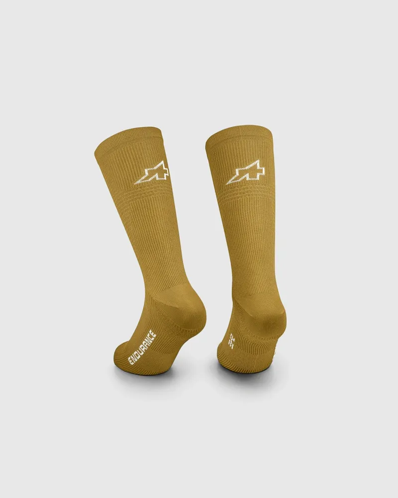 Assos Endurance Socks S11 In Golden Yellow-1