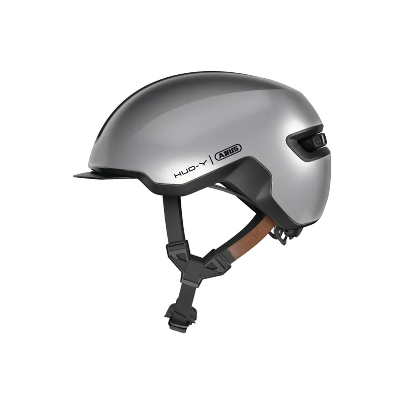 Abus HUD-Y Helmet in Gleam Silver