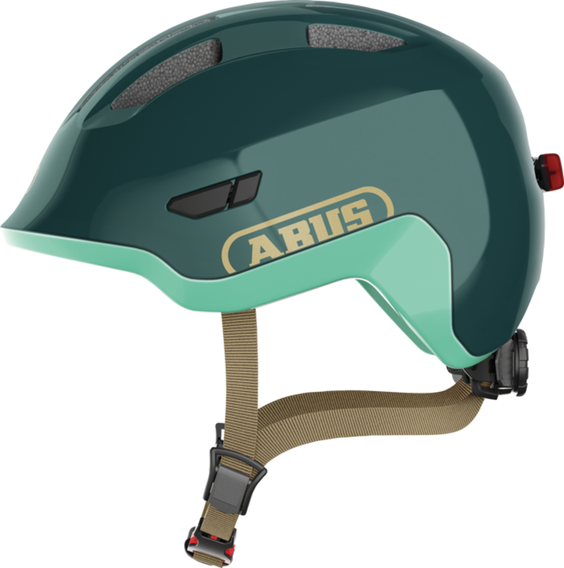 Abus Smiley 3.0 Ace LED Kids Helmet in Pure Mint