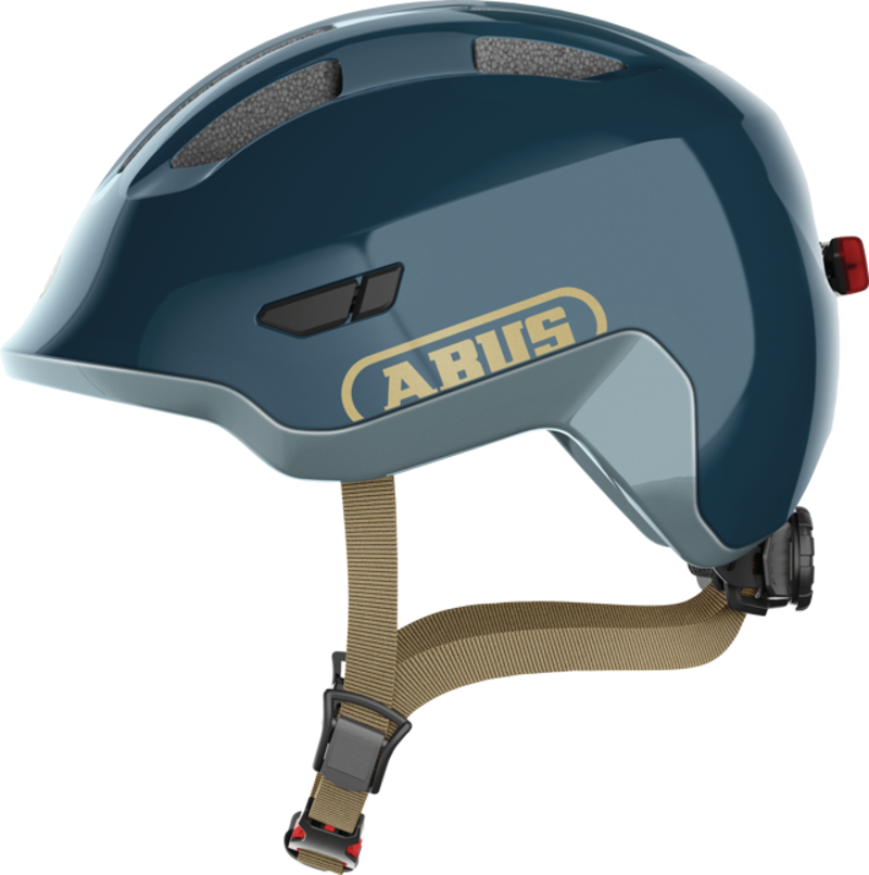 Abus Smiley 3.0 Ace LED Kids Helmet in Royal Blue