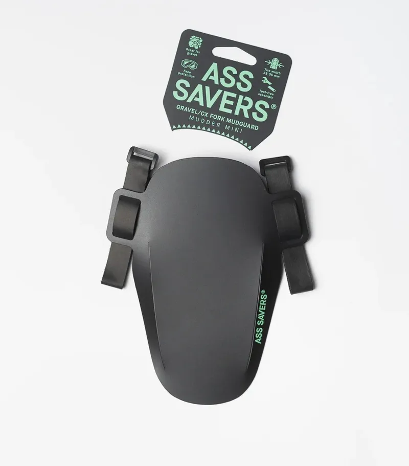 Ass Saver Mudder Mini Front Mudguard in Black